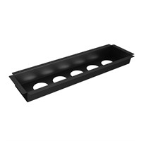 Powerdot Tray 02 - Mounting tray for 5 Powerdots, black